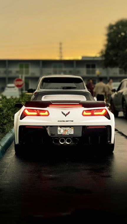 Corvette at dusk