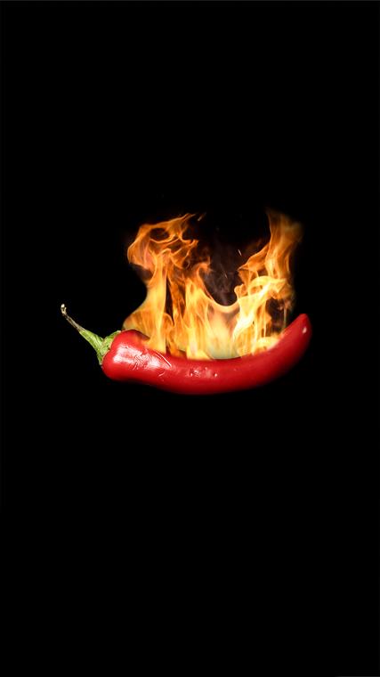 Chilli on fire
