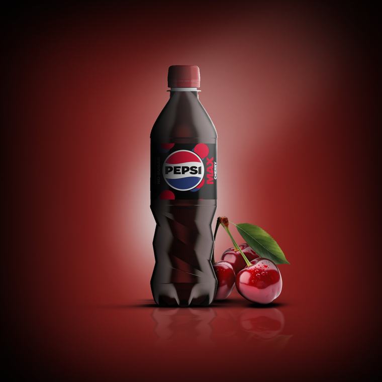 Pepsi Cherry: Product render. Personal concept.