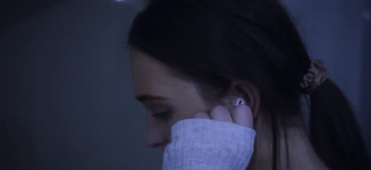 Don't Turn Around: earphones in
