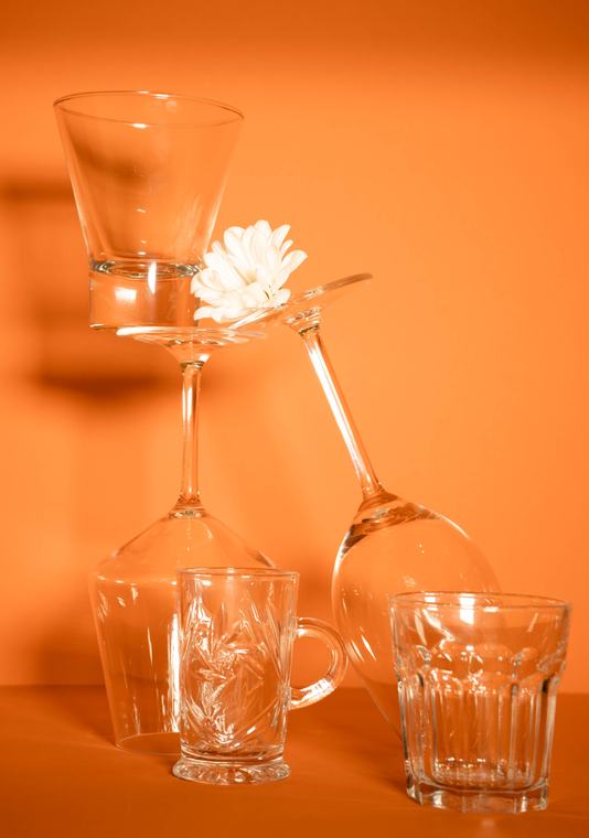 Balanced glassware