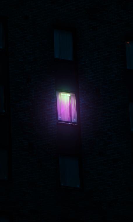 Purple window